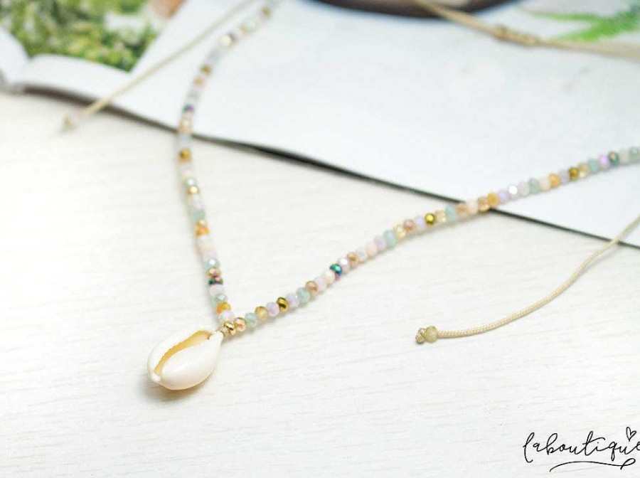 Clearance Choker - Caracol Combinaci N Pastel Murano