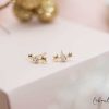 Best Aretes Mini - Trio De Estrellas Brillantes