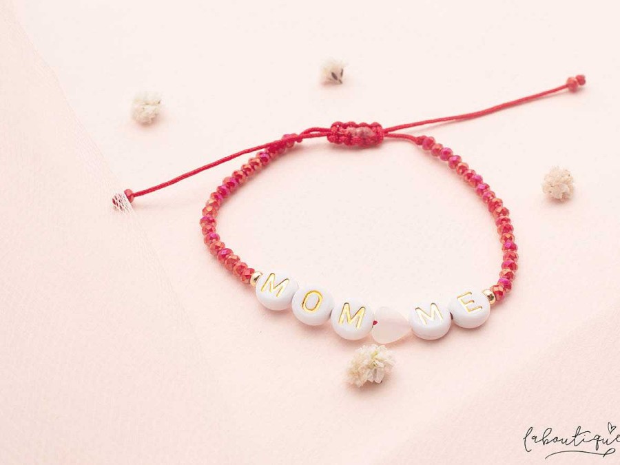 Hot Pulseras Hilo Murano - Kids Mom Loves Me Para Ni A