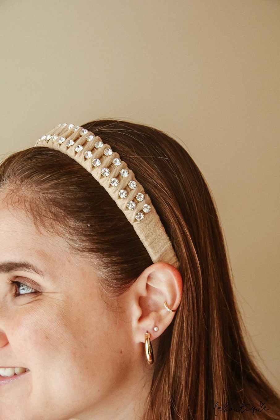 Online Diadema - Penelope Beige