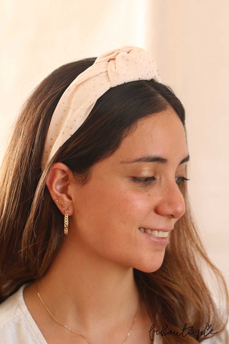 Best Diadema - Antonia Nude Little Dots