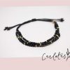 Best Pulseras Hilo Carlotas - Negro