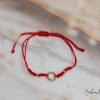 Clearance Pulseras Hilo Nudo - Karma Red