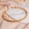 Wholesale Diadema - Braided Gold