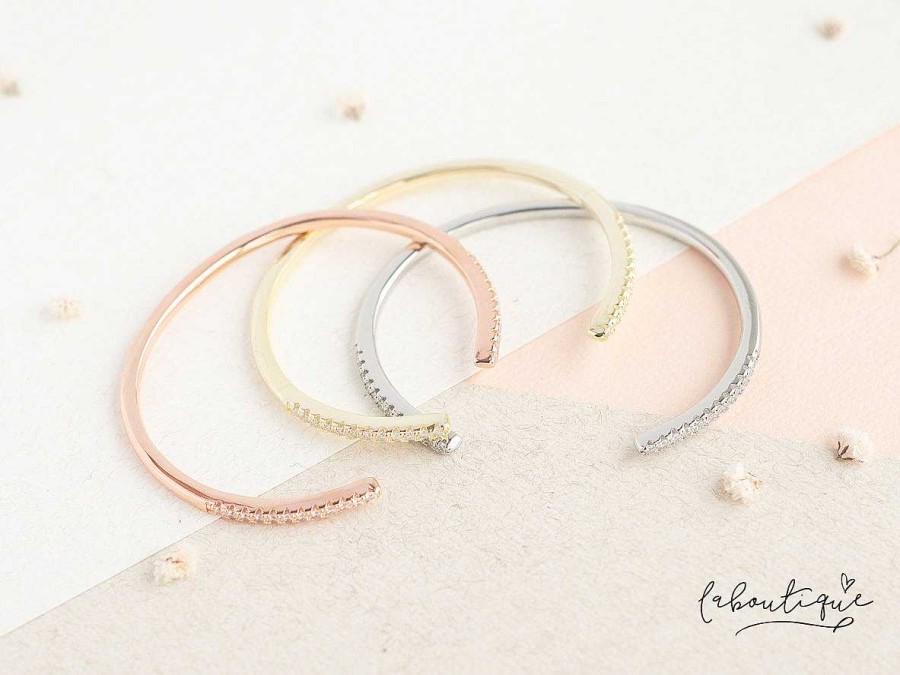 Best Pulseras Bangles - Shine Silver Bracelet