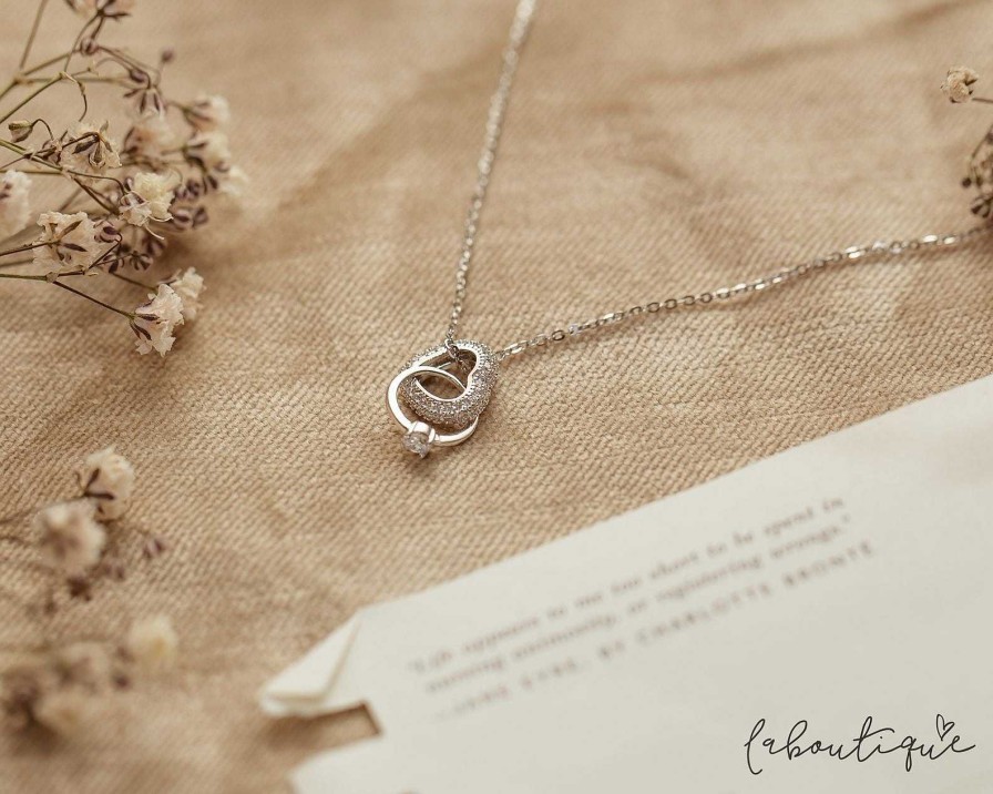 Online Collares - Compromiso De Amor Silver