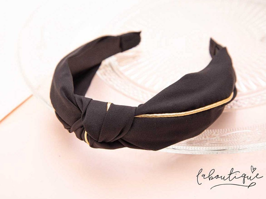 Online Diadema - Danna Gold Negro