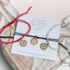 Clearance Pulseras Hilo B Sicas - Mandala Dorado