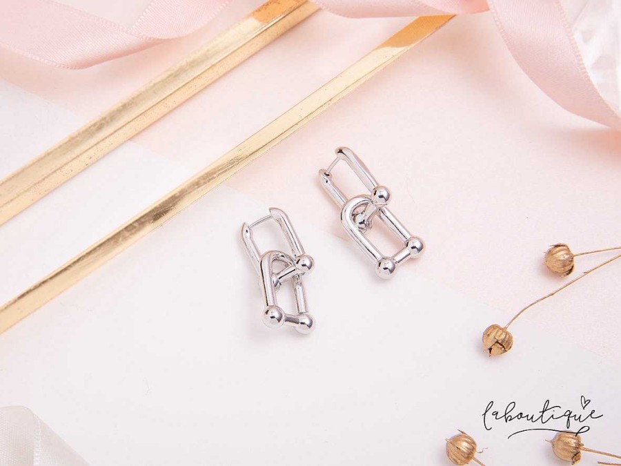 Hot Aretes Mini - Happy Silver Clips