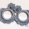 Best Maxi Aretes - Alexia Crochet Gris Plata