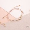 Hot Pulseras Hilo Nudo - Luna Circ N Nude Rosa