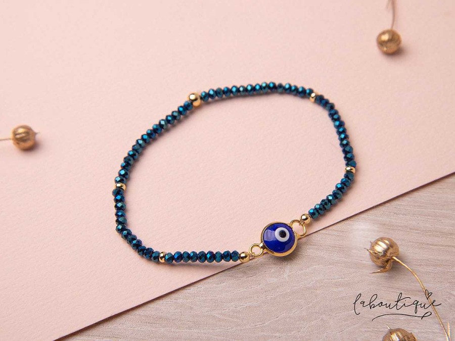 Best Pulseras Murano - Ojo Turco Azul