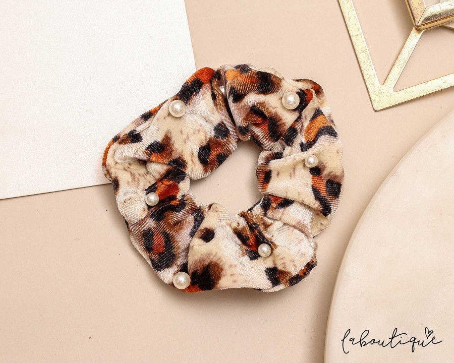 Clearance Collets - Scrunchie Animal Print