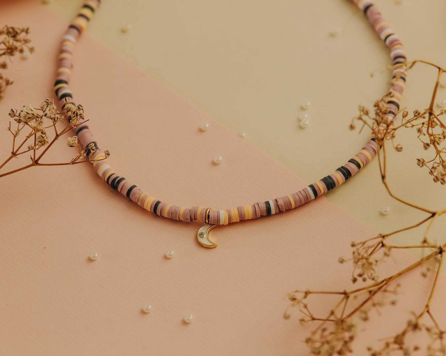 New Choker - Cool Nude Moon