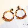 Best Maxi Aretes - Aro Acr Lico Animal Print Brillos