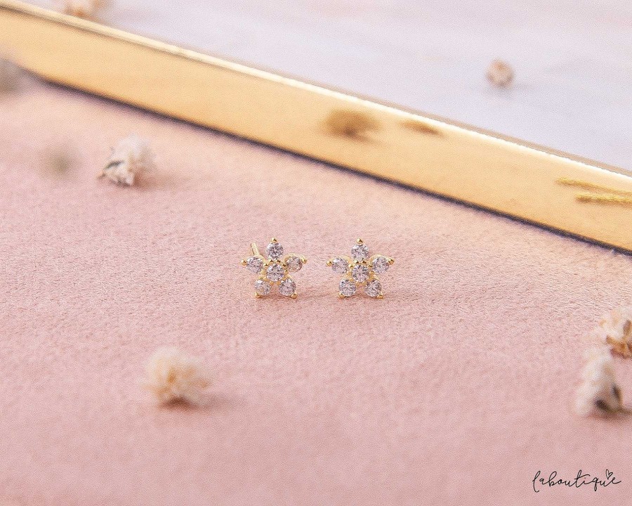 Online Aretes Mini - Roseta Bonita