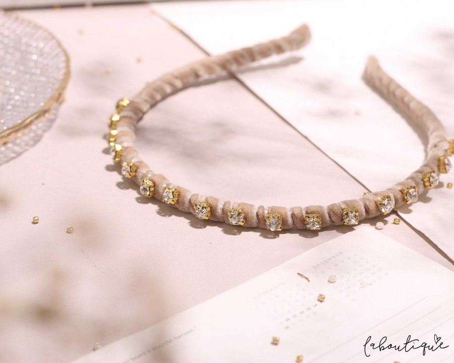 Clearance Diadema - Guadalupe Cristal Beige