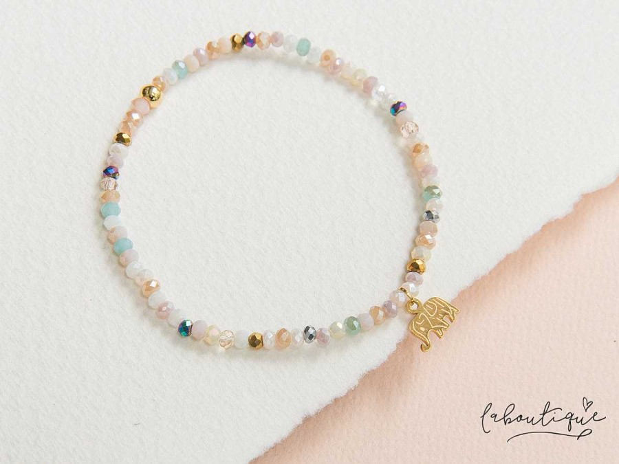 Best Pulseras Murano - Elefante Combinaci N Pastel