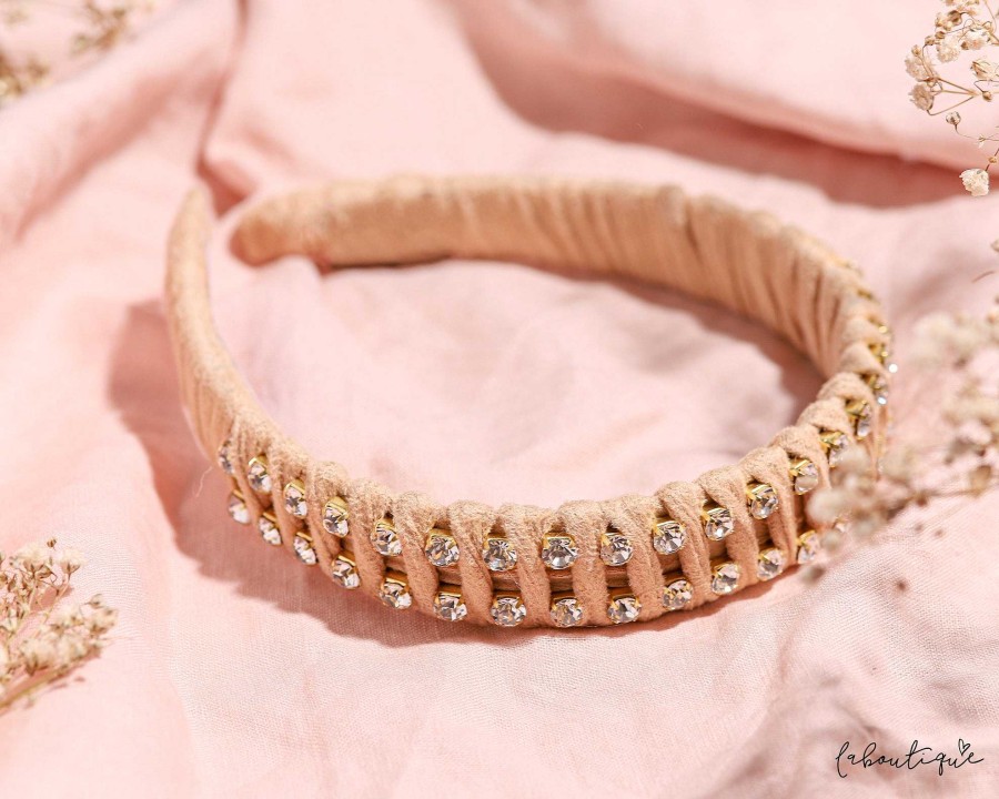 Online Diadema - Penelope Beige