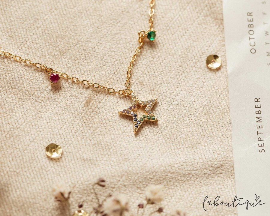 Online Collares - Estrella Rainbow