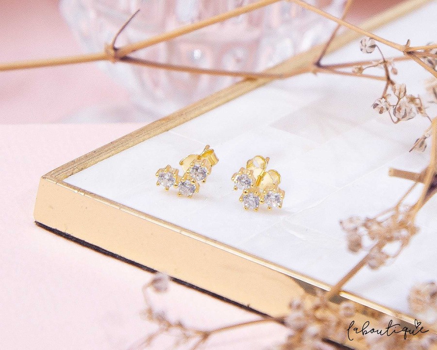 Best Aretes Mini - Tres Deseos