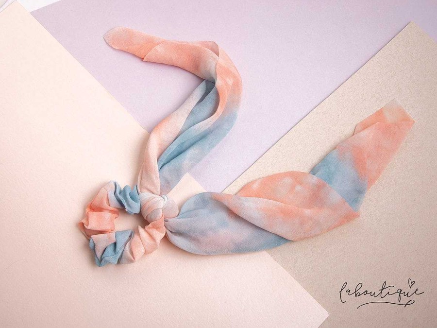 Best Collets - Scrunchie Tie Dye Tonos Rosa