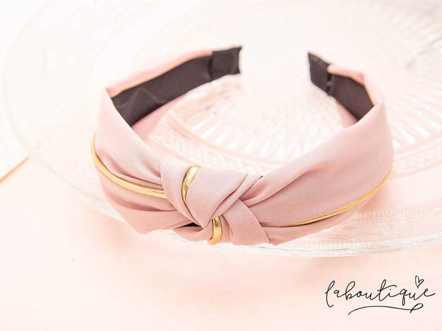 Clearance Diadema - Danna Gold Rosa