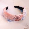 Hot Diadema - Tie Dye - Tono Coral Celeste