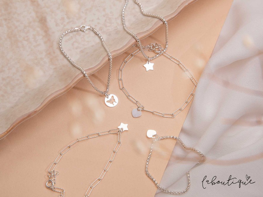 Wholesale Pulseras Broche- Estrella Silver