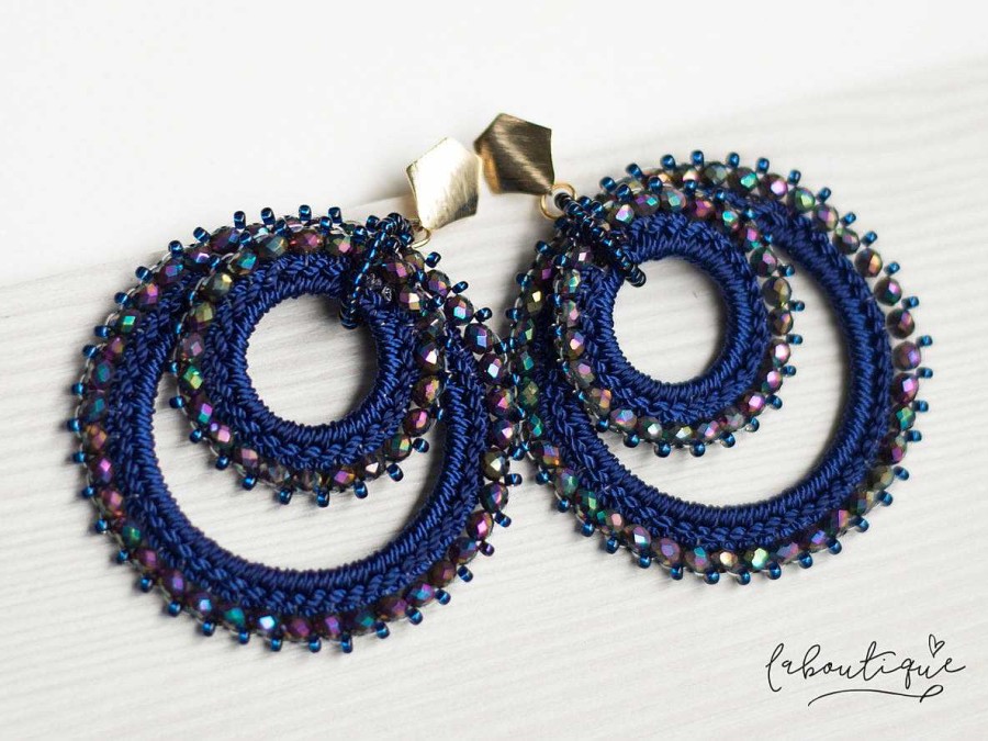 Online Maxi Aretes - Alexia Doble Argolla - Ingresa A Ver Colores!