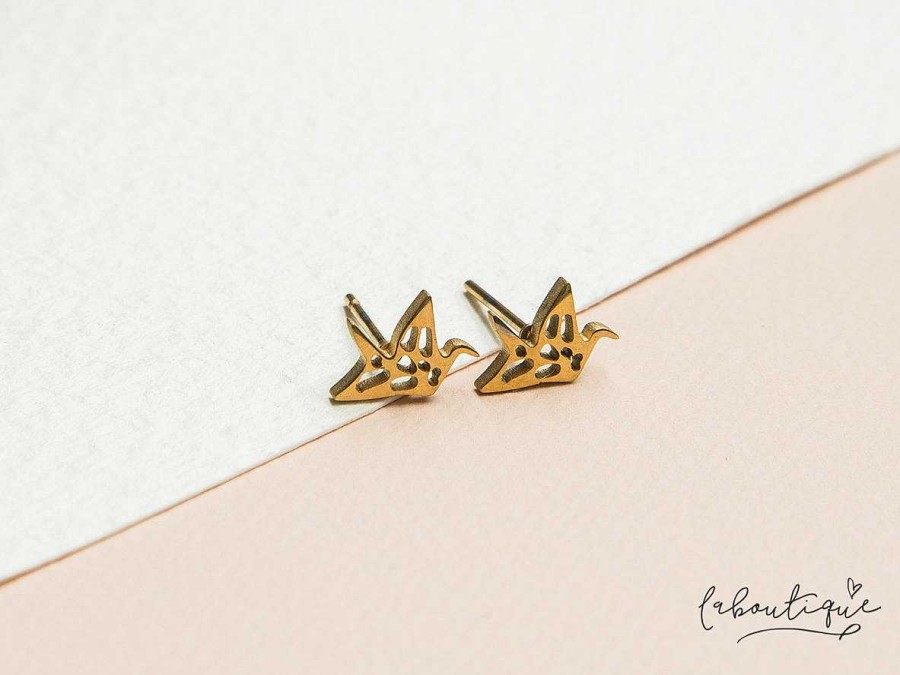 Hot Aretes Mini - Grullas Origami