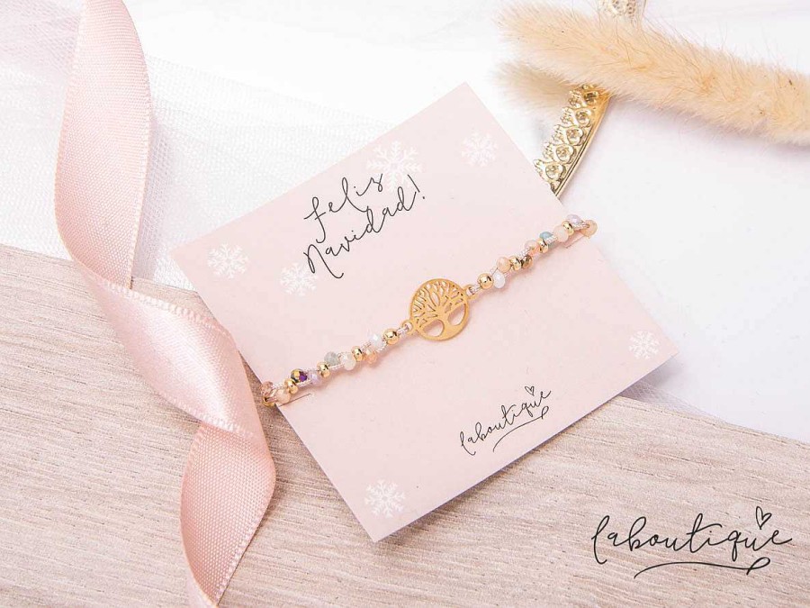 Best Pulseras Hilo Trenzada - Rbol De La Vida Combinacion Pastel