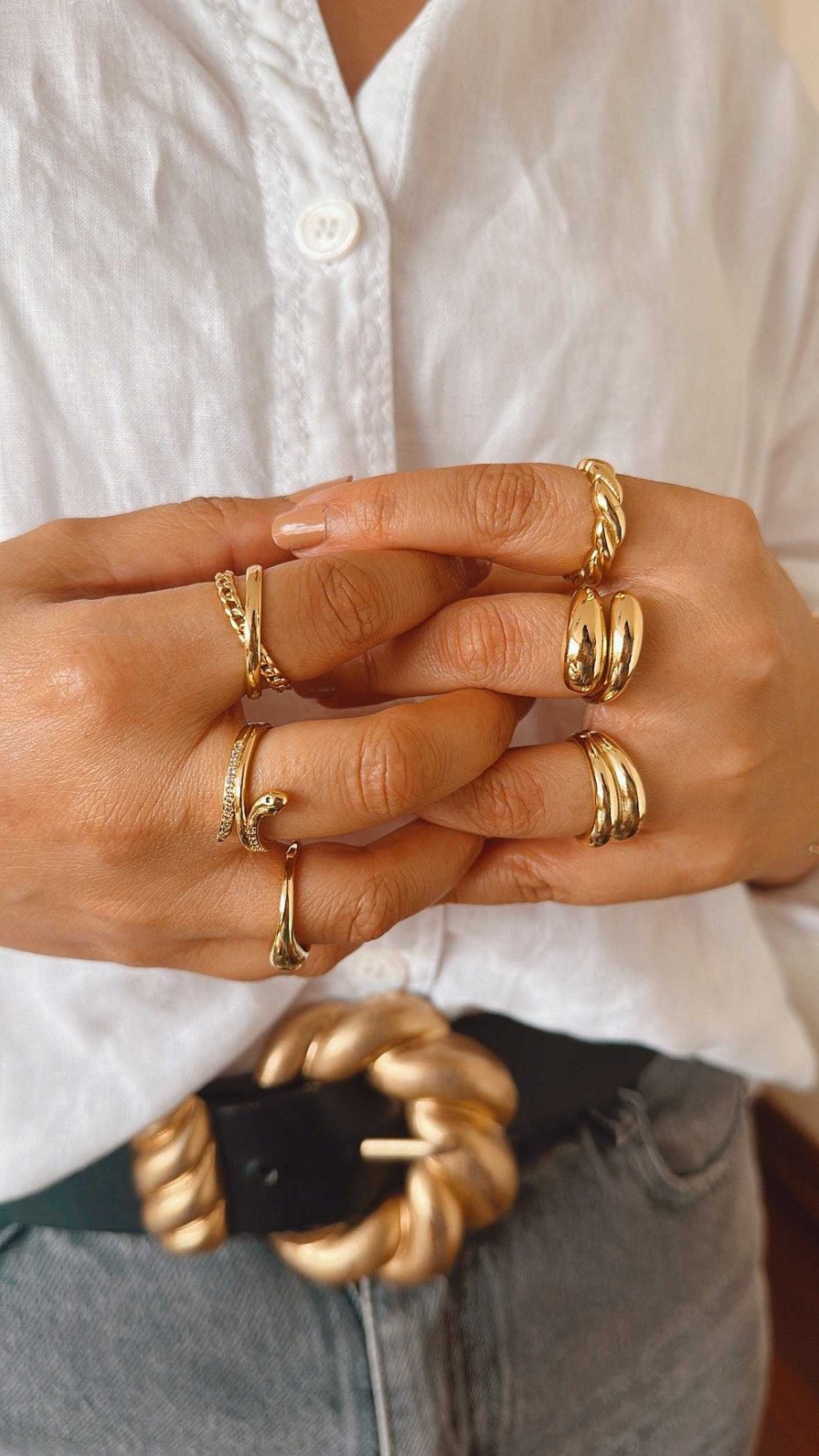 New Anillos - Chic Gold