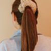 Wholesale Collets - Scrunchie Little Dots Beige