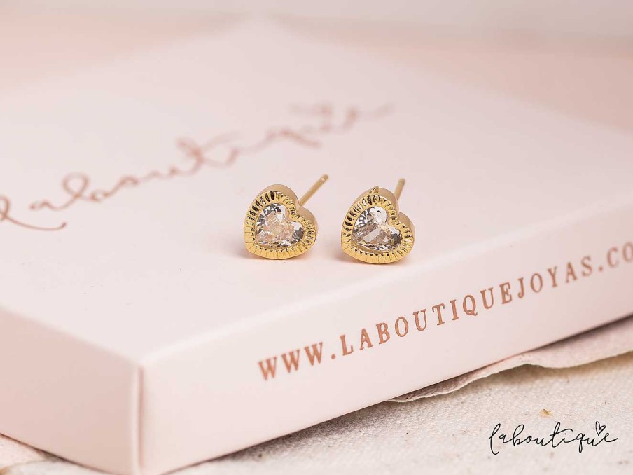 Clearance Aretes Mini - Coraz N Cristal