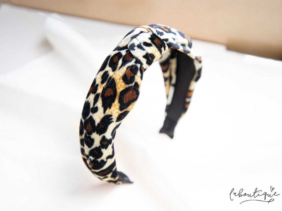 Wholesale Diadema - Animal Print Terciopelo