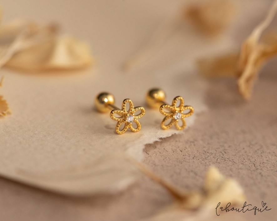 Wholesale Aretes Mini - Peque A Flor