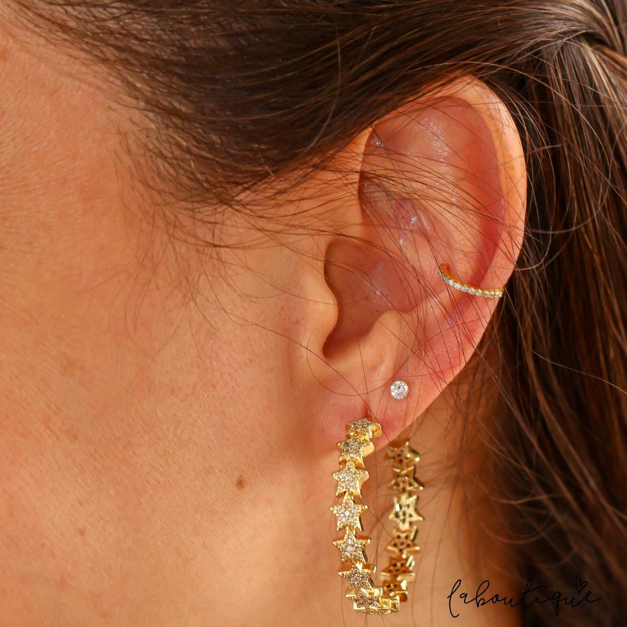 Clearance Argollas - Maxi Estrellas Circones